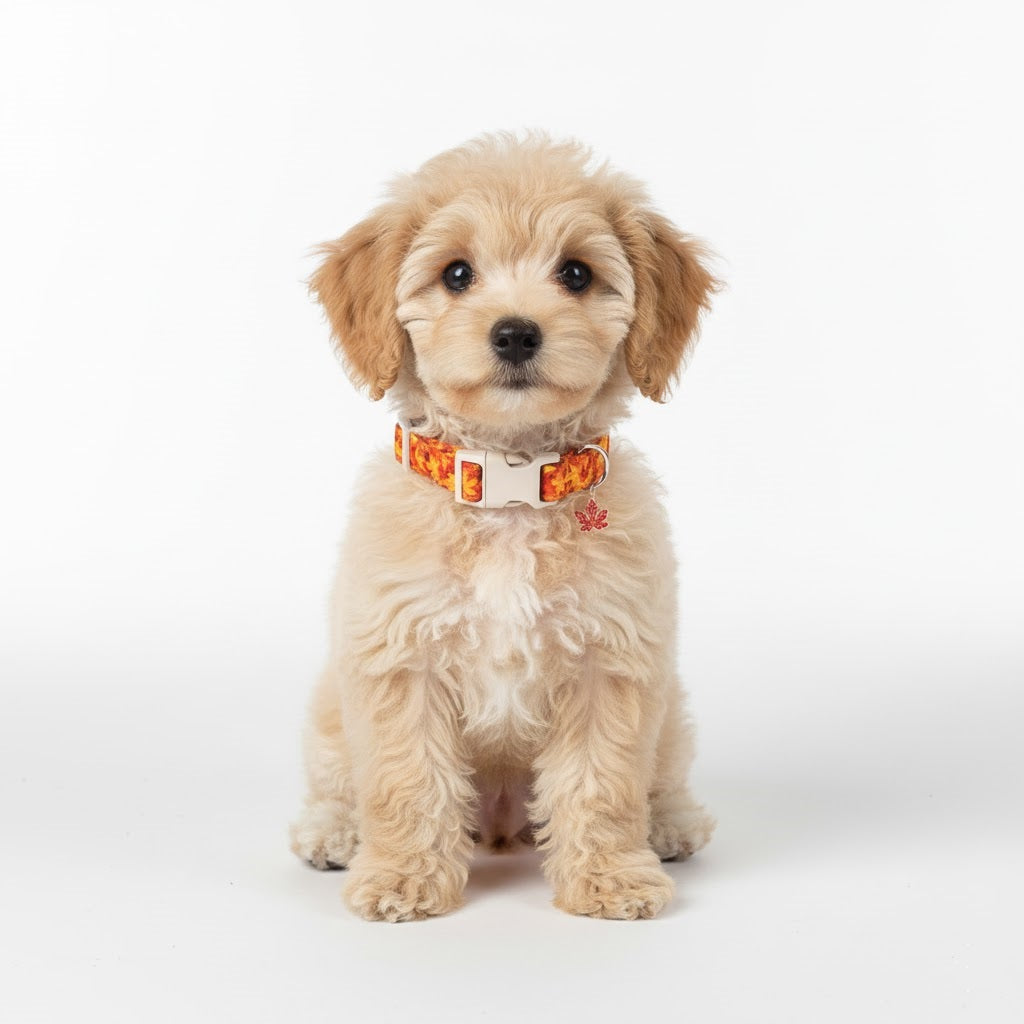 Sonbahar Temalı Ayarlanabilir Köpek Tasması